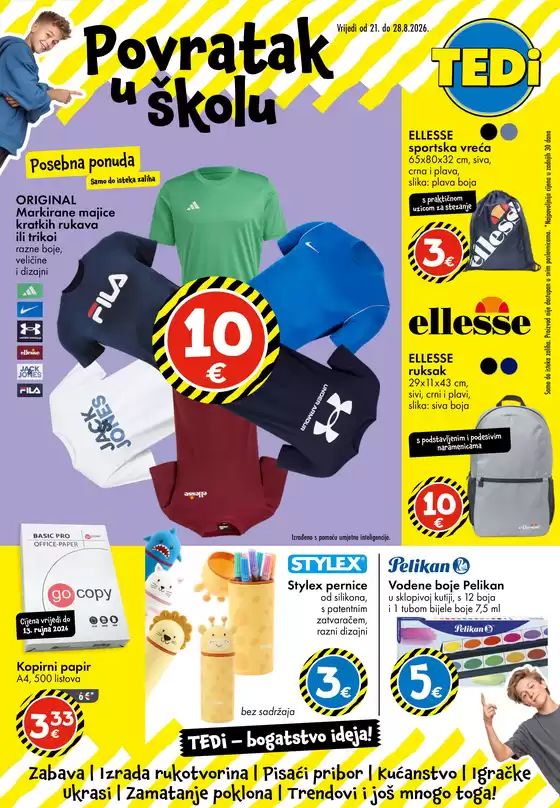 TEDi katalog u Zadar | Povratak u školu | 2026-08-21T00:00:00.000Z - 2026-08-29T00:00:00.000Z