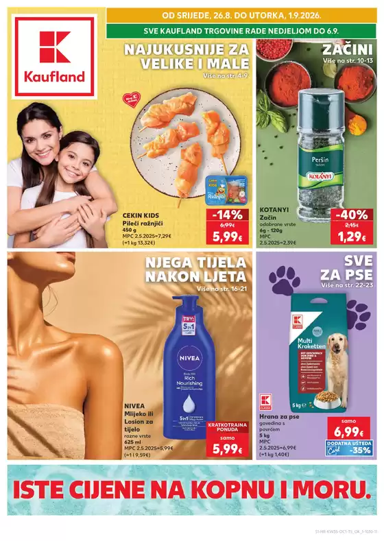Kaufland katalog u | Neodoljive ponude u našem letku | 2026-08-26T00:00:00.000Z - 2026-09-01T00:00:00.000Z
