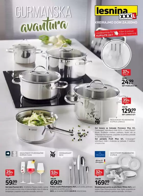 Lesnina katalog u Sinj | Gurmanska avantura | 2026-08-24T00:00:00.000Z - 2026-09-07T00:00:00.000Z
