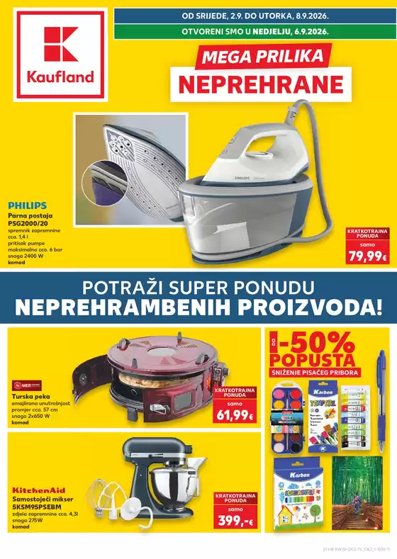 Kaufland katalog u Donji Kašić | Ekskluzivni popusti u našem letku | 2026-09-02T00:00:00.000Z - 2026-09-08T00:00:00.000Z