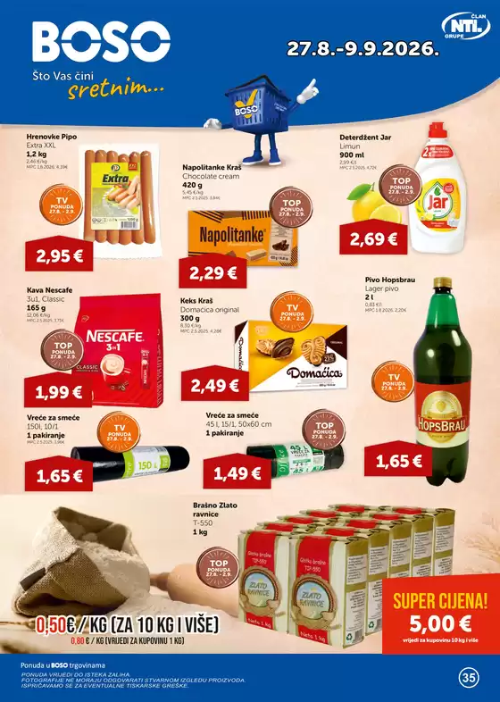 Boso katalog u Draga Bašćanska | Posebne ponude u našem katalogu proizvoda | 2026-08-27T00:00:00.000Z - 2026-09-09T00:00:00.000Z