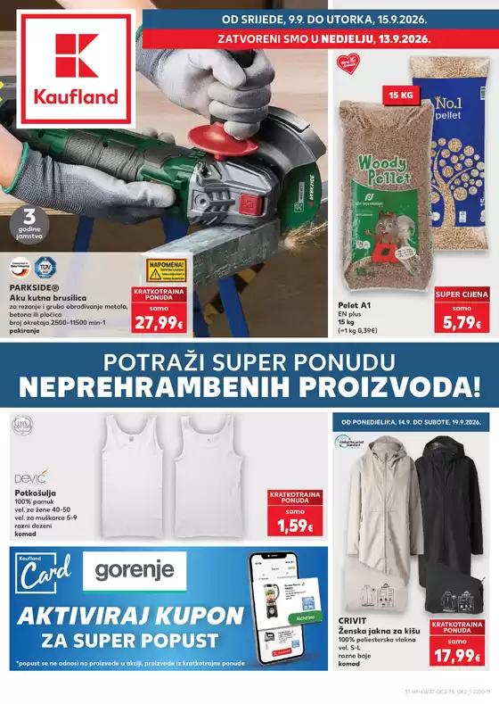 Kaufland katalog u | Katalog Kaufland | 2026-09-09T00:00:00.000Z - 2026-09-15T00:00:00.000Z