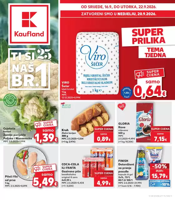 Kaufland katalog u | ¡Odkrijte naše ponude! | 2026-09-16T00:00:00.000Z - 2026-09-22T00:00:00.000Z