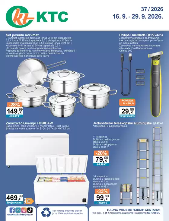 KTC katalog u | TEHNIKA I POSUĐE | 2026-09-16T00:00:00.000Z - 2026-09-29T00:00:00.000Z