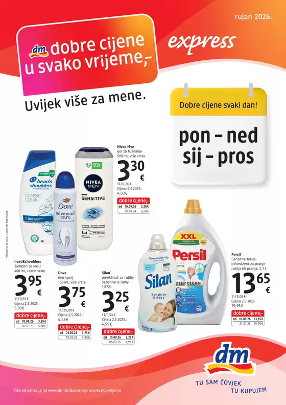DM katalog u  | ¡Veliki popusti u svim našim kategorijama! | 2026-09-01T00:00:00.000Z - 2026-09-30T00:00:00.000Z