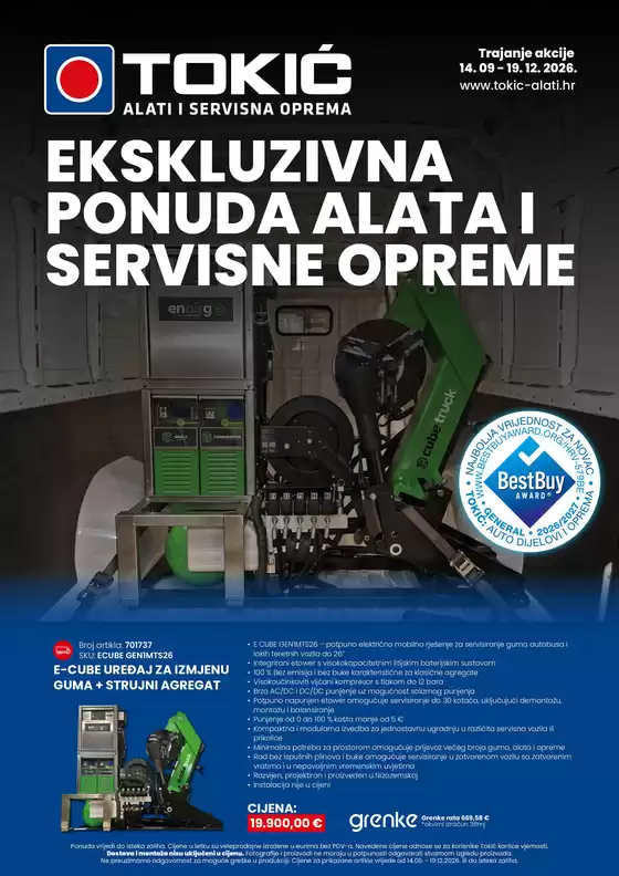 Tokić katalog u Koprivnica | Alati akcija 9 2026 A4 WEB | 2026-09-14T00:00:00.000Z - 2026-12-19T00:00:00.000Z