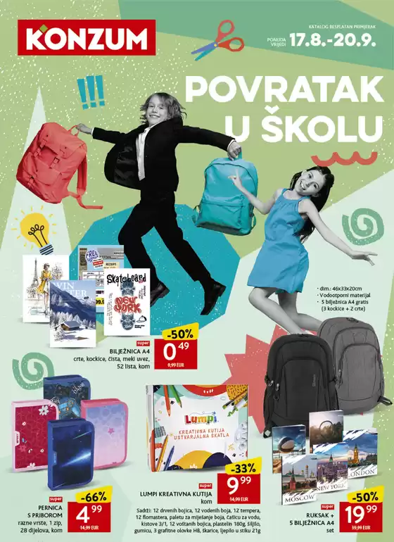 Konzum katalog | Ekskluzivni popusti za ograničeno vrijeme | 2026-09-16T00:00:00.000Z - 2026-09-22T00:00:00.000Z