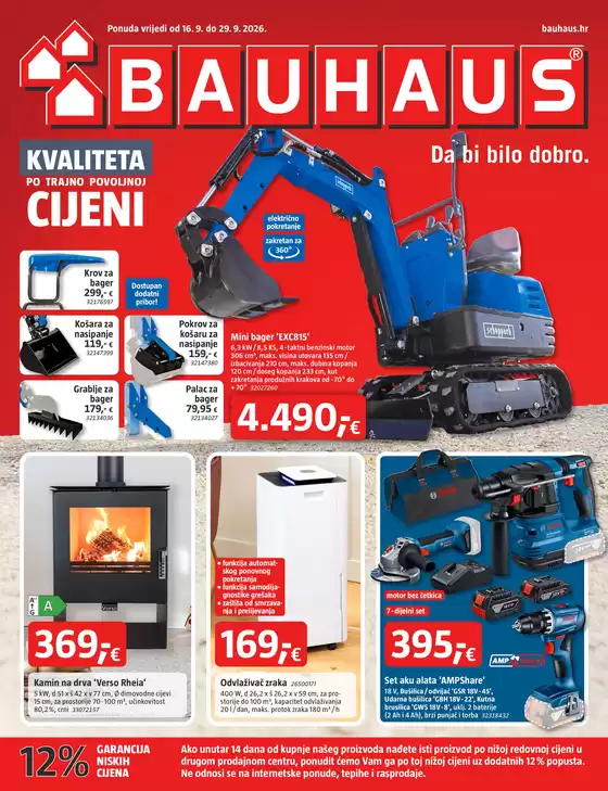 Bauhaus katalog u Split | Bauhaus letak rujan b 20264 | 2026-09-16T00:00:00.000Z - 2026-09-29T00:00:00.000Z