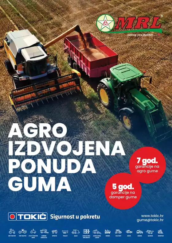 Tokić katalog u Knin | AGRO letak gume A4 Tokic 2026 WEB | 2026-09-20T00:00:00.000Z - 2026-10-04T00:00:00.000Z