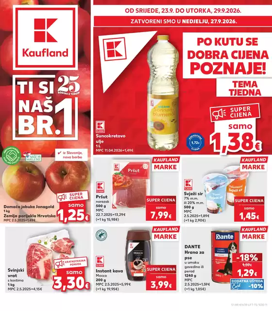 Kaufland katalog u Zagreb | Katalog Kaufland | 2026-09-23T00:00:00.000Z - 2026-09-29T00:00:00.000Z