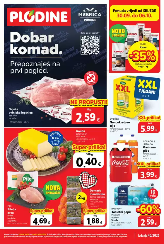 Plodine katalog u Vir | Katalog 40 30.09. 06.10 web | 2026-09-30T00:00:00.000Z - 2026-10-06T00:00:00.000Z