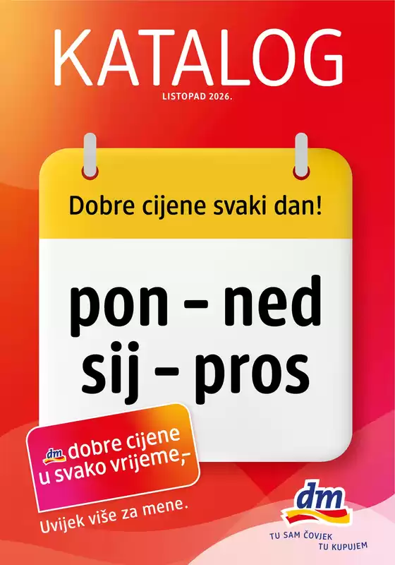 DM katalog u Kostrena | Posebne promocije u našem letku | 2026-10-01T00:00:00.000Z - 2026-10-31T00:00:00.000Z