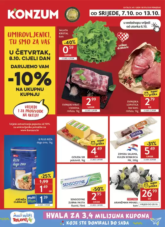 Konzum katalog u Popovača | Katalog Konzum | 2026-10-07T00:00:00.000Z - 2026-10-13T00:00:00.000Z