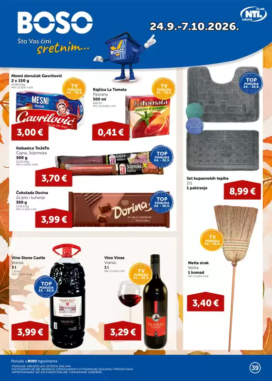 Boso katalog u Krapinske Toplice | ¡Odkrijte naše ponude u katalogu! | 2026-09-24T00:00:00.000Z - 2026-10-07T00:00:00.000Z