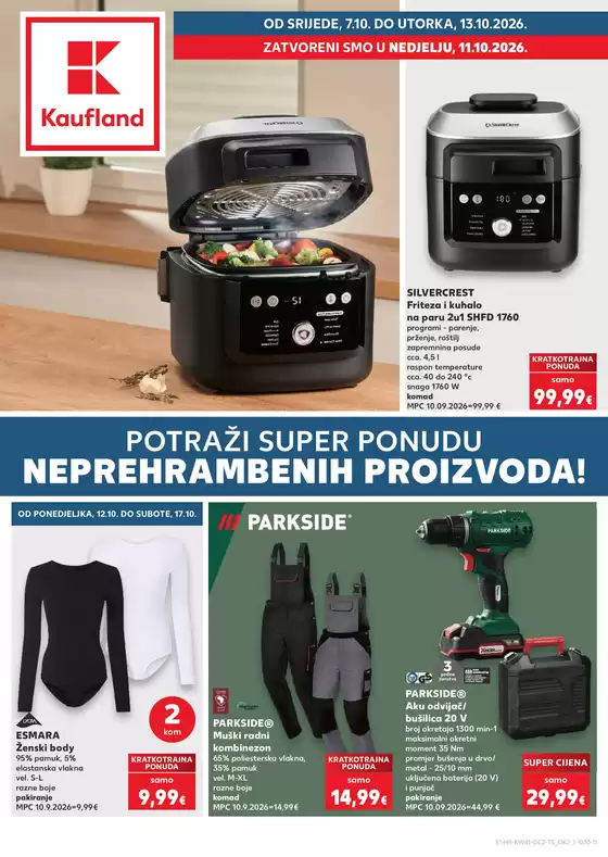 Kaufland katalog u Krapinske Toplice | Ekskluzivni popusti u našem novom katalogu | 2026-10-07T00:00:00.000Z - 2026-10-13T00:00:00.000Z
