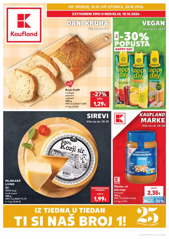 Kaufland katalog u Podstražje | Posebne ponude u našem katalogu proizvoda | 2026-10-14T00:00:00.000Z - 2026-10-20T00:00:00.000Z