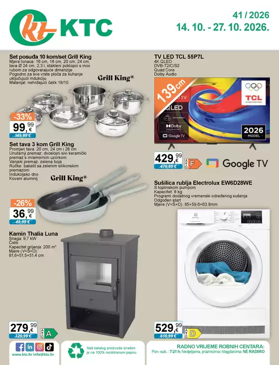 KTC katalog u Lekenik | TEHNIKA I POSUĐE | 2026-10-14T00:00:00.000Z - 2026-10-20T00:00:00.000Z