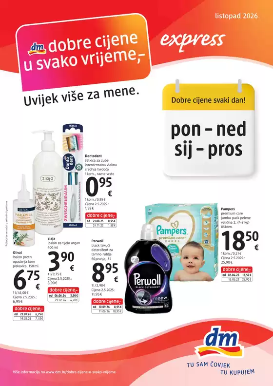 DM katalog u Klis | ¡Popusti koje ne možete preskočiti! | 2026-10-01T00:00:00.000Z - 2026-10-31T00:00:00.000Z