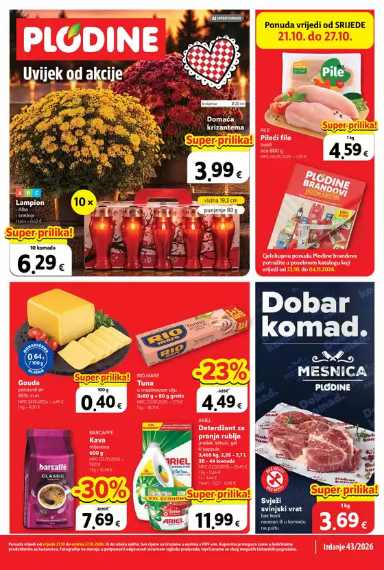 Plodine katalog u Rogoznica | Katalog 43 21.10. 27.10 01 web copy1 | 2026-10-21T00:00:00.000Z - 2026-10-27T00:00:00.000Z