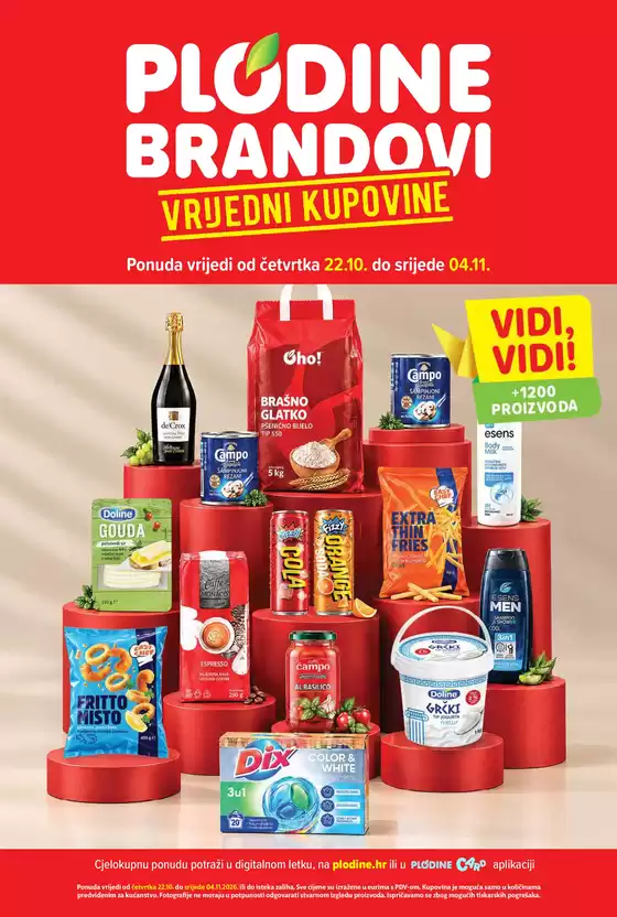 Plodine katalog u Rogoznica | katalog robne marke 22.10. 04.11.2026. web | 2026-10-21T00:00:00.000Z - 2026-10-27T00:00:00.000Z