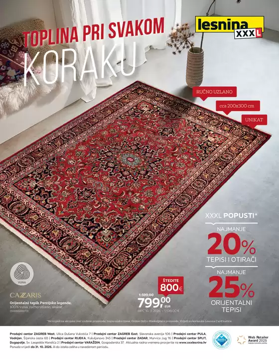 Lesnina katalog u Zagreb | Istražite naš katalog ponuda | 2026-10-22T00:00:00.000Z - 2026-10-31T00:00:00.000Z