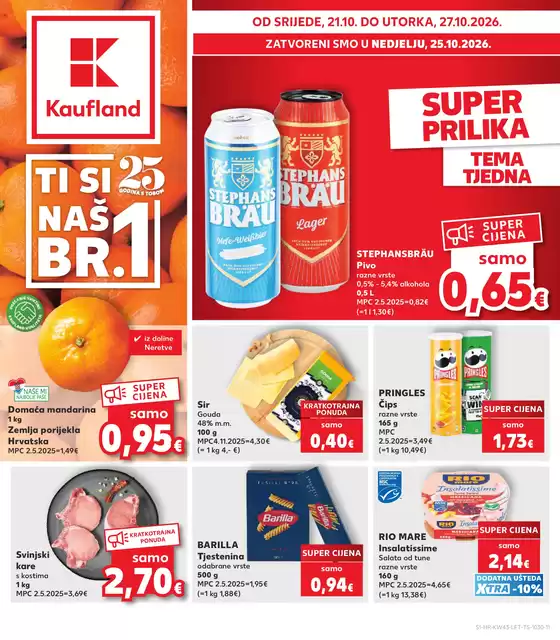 Kaufland katalog u Kukuljanovo | Katalog Kaufland | 2026-10-21T00:00:00.000Z - 2026-10-27T00:00:00.000Z