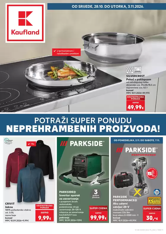 Kaufland katalog u Trilj | ¡Odkrijte naše ponude! | 2026-10-28T00:00:00.000Z - 2026-11-03T00:00:00.000Z