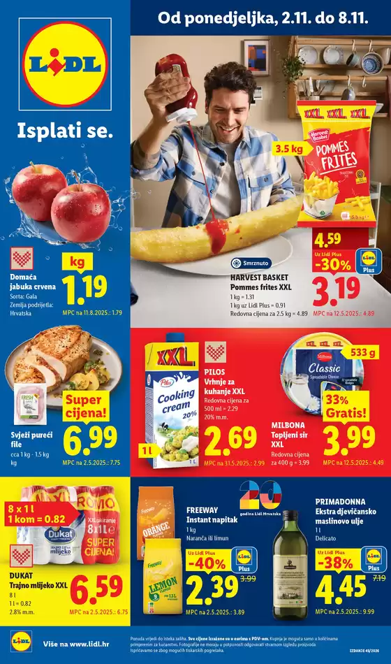 Lidl katalog u Pihovec | Vrijedi od ponedjeljka 02.11. | 2026-11-02T00:00:00.000Z - 2026-11-08T00:00:00.000Z