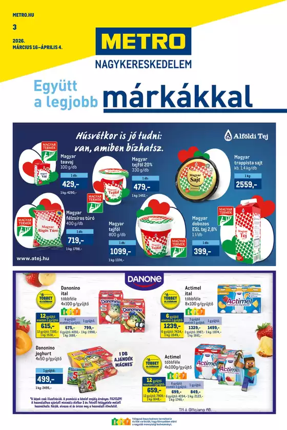 Metro katalógus, Tét | Márkák katalógus 202603 | 2026-03-16T00:00:00.000Z - 2026-04-04T00:00:00.000Z