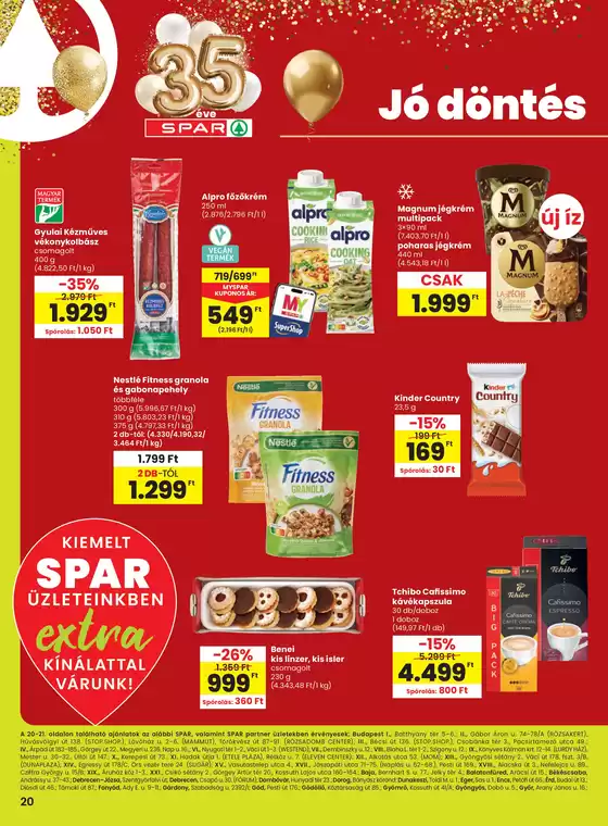 Spar katalógus, Tét | Fedezze fel a vonzó ajánlatokat | 2026-03-13T00:00:00.000Z - 2026-03-27T00:00:00.000Z