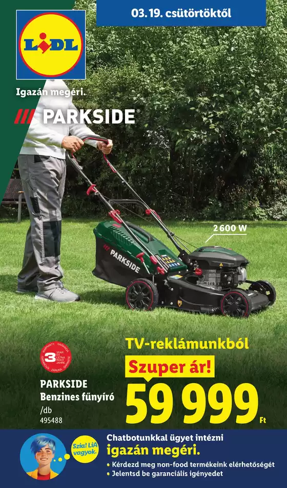 Lidl katalógus, Budaörs | Nonfood kínálatunk - 12. hét | 2026-03-19T00:00:00.000Z - 2026-03-25T00:00:00.000Z