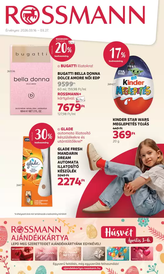 Rossmann katalógus, Tiszaújváros | Rossmann akciós | 2026-03-16T00:00:00.000Z - 2026-03-27T00:00:00.000Z