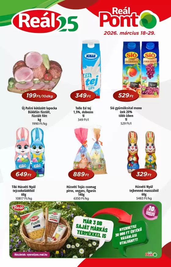 Real katalógus, Őrbottyán | Reál Pont Újság II. | 2026-03-18T00:00:00.000Z - 2026-03-29T00:00:00.000Z