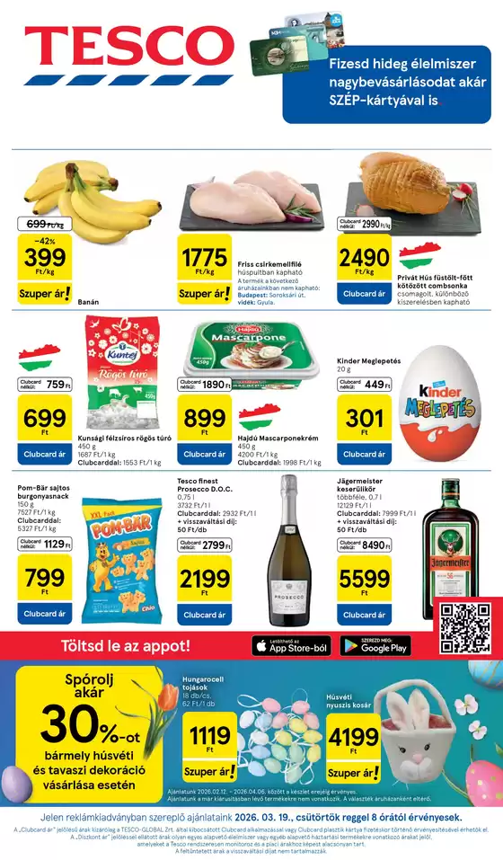 Tesco katalógus, Ács | Tesco újság érvényessége 2026.03.25-ig | 2026-03-19T00:00:00.000Z - 2026-03-25T00:00:00.000Z