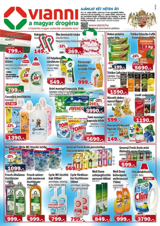 Vianni katalógus, Debrecen | Offer | 2026-03-11T00:00:00.000Z - 2026-03-24T00:00:00.000Z