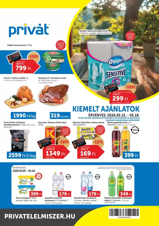 Privát katalógus | Privát akciós | 2026-03-05T00:00:00.000Z - 2026-03-18T00:00:00.000Z