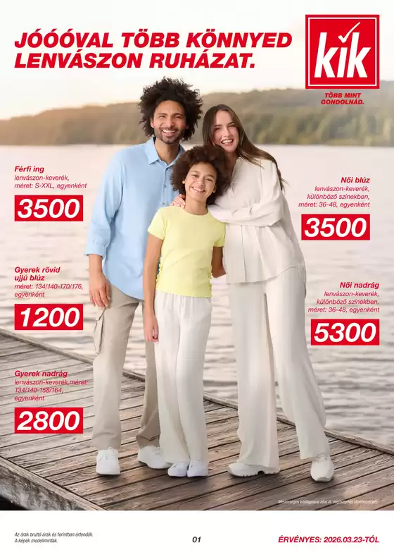 Kik katalógus, Kiskunmajsa | KiK újság érvényessége 2026.03.29-ig | 2026-03-20T00:00:00.000Z - 2026-03-29T00:00:00.000Z