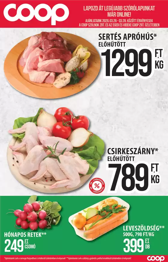 COOP Szolnok katalógus, Komádi | COOP Szolnok újság érvényessége - 2026.03-28-ig | 2026-03-23T00:00:00.000Z - 2026-03-28T00:00:00.000Z