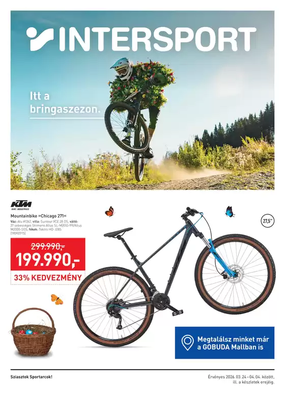 Intersport katalógus, Mohács | Húsvéti akciós ajánlatok INTERSPORT | 2026-03-24T00:00:00.000Z - 2026-04-04T00:00:00.000Z