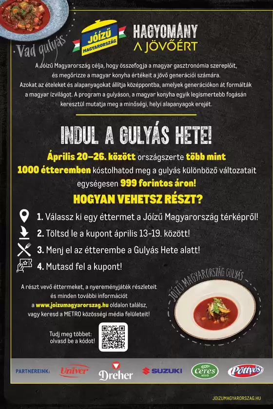 Metro katalógus, Budapest | Jóízű Magyarország kivonat | 2026-04-13T00:00:00.000Z - 2026-04-26T00:00:00.000Z