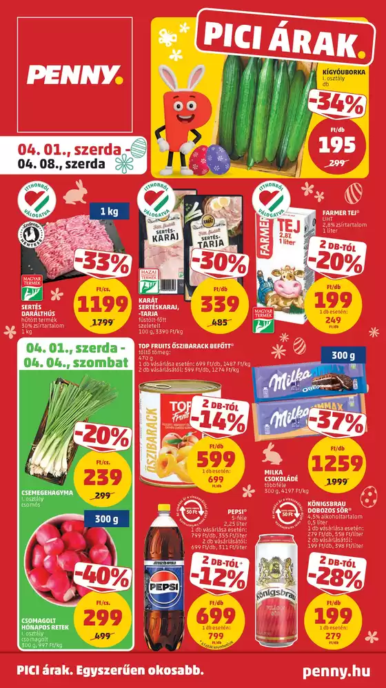 Penny Market katalógus, Hajós | A legjobb ajánlataink Önnek | 2026-04-01T00:00:00.000Z - 2026-04-08T00:00:00.000Z