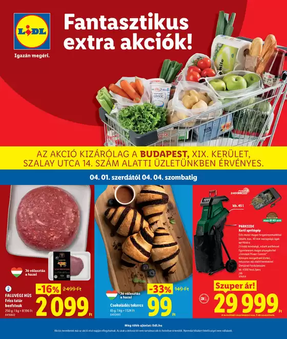 Lidl katalógus, Hajós | Érvényes 04.01-től | 2026-04-01T00:00:00.000Z - 2026-04-04T00:00:00.000Z
