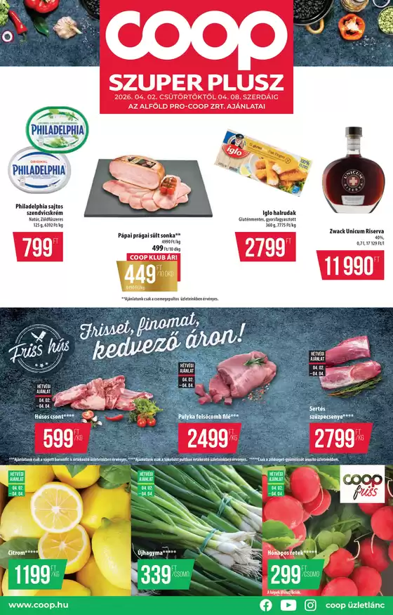 Coop katalógus, Szeged | Új ajánlatok felfedezésre | 2026-04-02T00:00:00.000Z - 2026-04-08T00:00:00.000Z