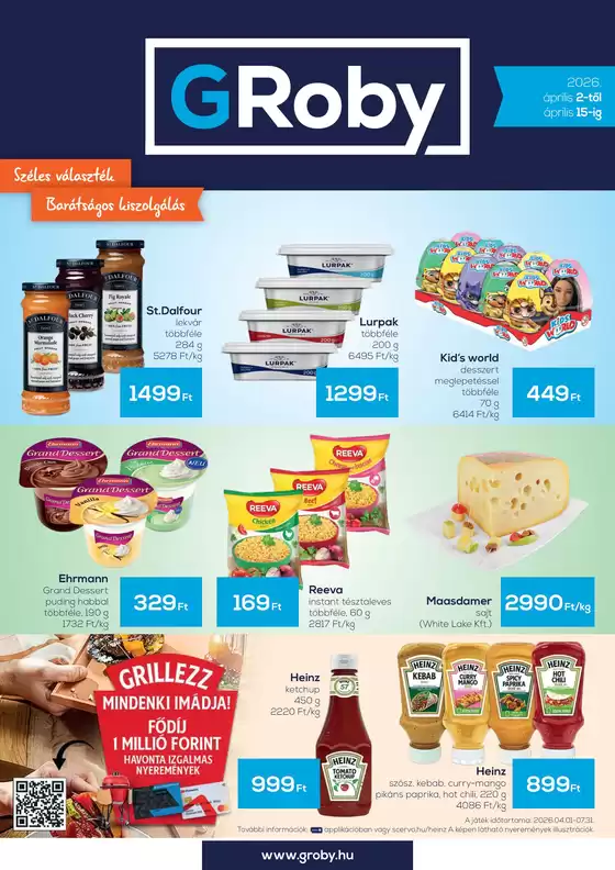 Groby katalógus, Békéscsaba | GRoby 2026.04.02 04.15. | 2026-04-02T00:00:00.000Z - 2026-04-15T00:00:00.000Z