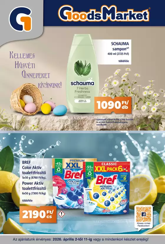 goods market katalógus, Csorna | goods market akciós | 2026-04-02T00:00:00.000Z - 2026-04-11T00:00:00.000Z