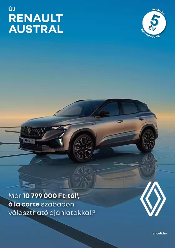 Renault katalógus, Gödöllő | Renault 64555d77aa | 2026-04-03T00:00:00.000Z - 2026-04-17T00:00:00.000Z