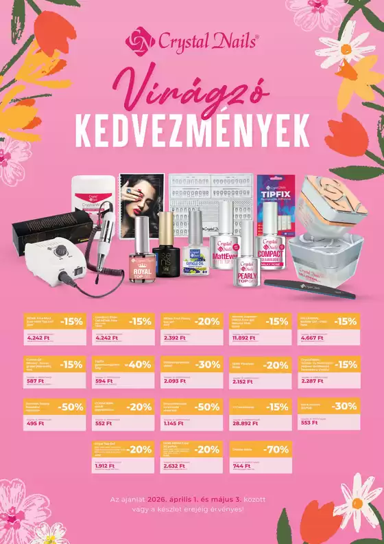Crystal Nails katalógus, Nagykanizsa | Crystal Nails akciós | 2026-04-01T00:00:00.000Z - 2026-05-03T00:00:00.000Z