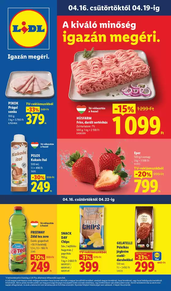 Lidl katalógus, Pápa | Akciós újság 16. hét | 2026-04-16T00:00:00.000Z - 2026-04-22T00:00:00.000Z