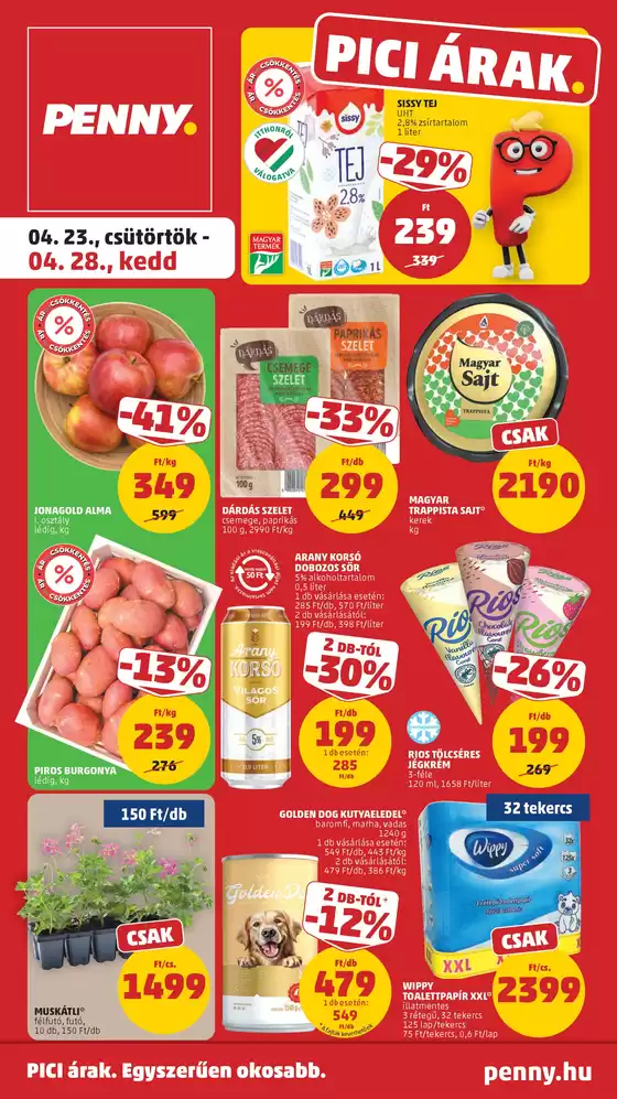 Penny Market katalógus, Budapest | Penny újság érvényessége 2026.04.29-ig  | 2026-04-23T00:00:00.000Z - 2026-04-29T00:00:00.000Z