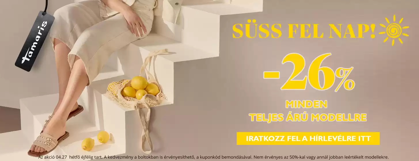 Tamaris katalógus, Hódmezővásárhely | Tamaris akciós | 2026-04-24T00:00:00.000Z - 2026-04-27T00:00:00.000Z